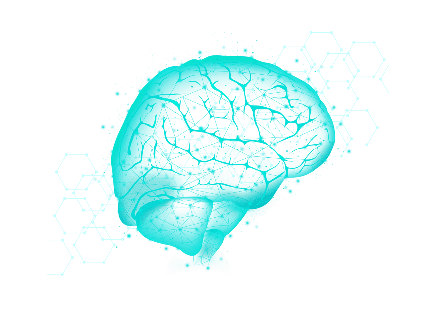 Brain Company — cervello AI stilizzato